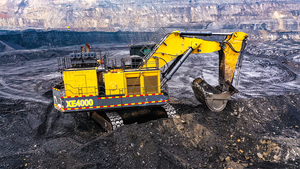 Tiêu chuẩn quốc tế thủy lực bánh xích máy xúc xe4000 khai thác mỏ máy xúc làm việc với xe tải đổ - Product Image 2