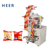 Automatic Vertical Granule Salt Sachet Sugar Oatmeal Popcorn Coffee Soybean Packing Machine With Volume Measuring Cup Fillers