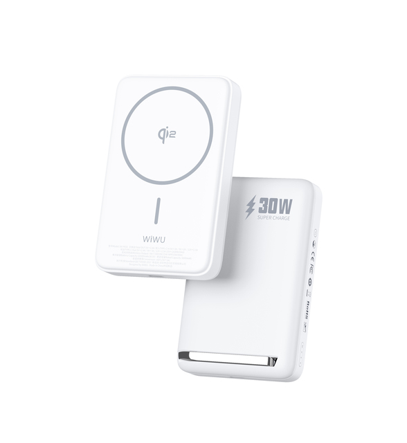 High Quality 30W Qi2 Magnetic Power Bank with Stand 10000mah Wireless 15w Fast Charging Battery Pack Powerbank for Mobile Phone