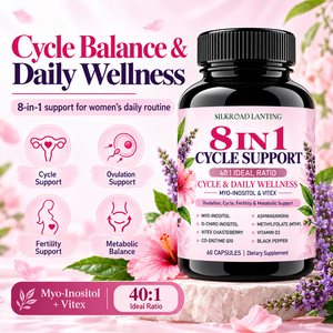 Cápsulas de Inositol para el Apoyo del Ciclo Menstrual de Marca Privada con metilfolato y coq10 para el bienestar femenino OEM ODM - Product Image 5