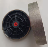 Meule diamantée AutoErizo 8 pouces (200 mm) de diamètre, trou de 25,4 mm, alliage électroplaqué, plastique, polissage parallèle du jade