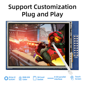 Xlw 2.8 inch LCD cảm ứng màn hình Màn hình 320*240 RGB 65K màu LCD hiển thị module cho <span class=keywords><strong>Arduino</strong></span> - Product Image 2