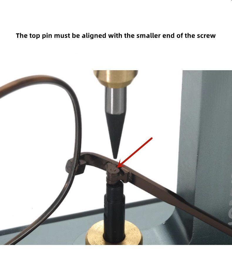 InnoVue Opto LY-7X Stainless Steel Screw Extractor Tool – Precision Eyewear Repair Tool - View 3