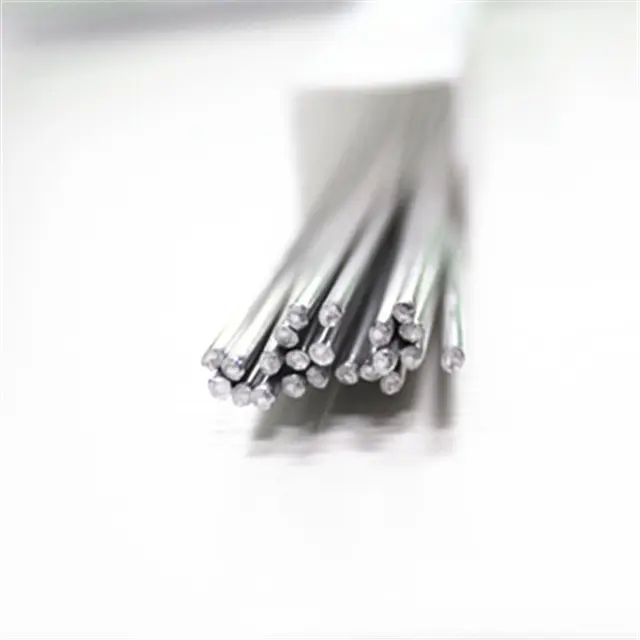 Solder Aluminium Fluks Berintikan Kawat Las Batang Elektroda Kondisi Udara Brazing Api Otomatis Aluminium/Las Aluminium