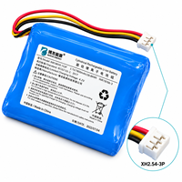 Paket Baterai Custom 3.7V 7800mAh 1S3P 18650 dengan Kabel NTC Konektor XH2.54 untuk Pencahayaan LED OEM Grosir UN38.3