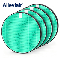 Filtre personnalisé Alleviair H13 HEPA à charbon actif à 4 couches pour purificateur d'air HomBreez WG-03, filtration à 99,97 % (HOME)