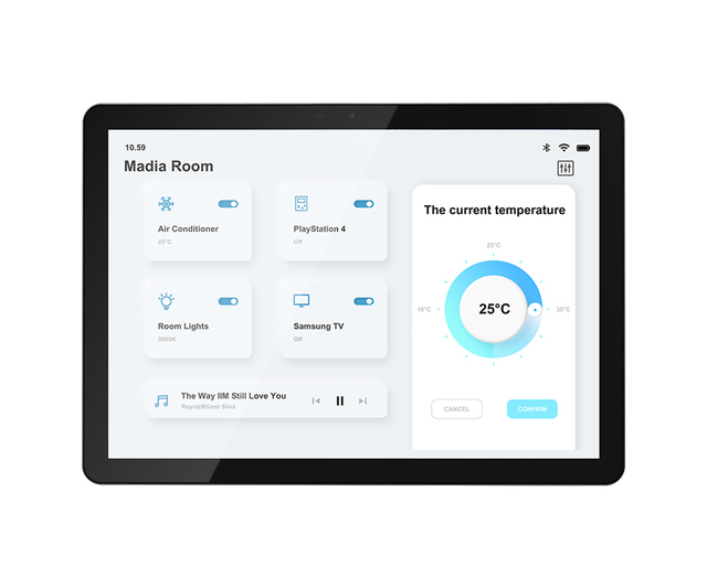 Customized 10.5inch Android Touch Panel Tablet Pc Wall Mounted POE RJ45 RS485 Zigbee Smart Home Display