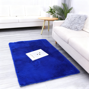 高品質カスタムサイズバブルセンターラグマシン製シャギーエリアラグ滑り止めフロアマットリビングルーム用 - Product Image 3