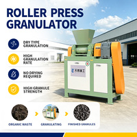Machine de granulation d'engrais composé, granulateur à double rouleau pour engrais