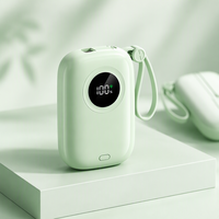 Batterie externe à charge rapide bidirectionnelle 22,5 W avec écran numérique, prise universelle, double câble, chargeur portable pour iPhone