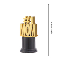 DEMO Trophy Factory Nouveau Design Moule Créatif Petit Trophée En Plastique avec Base Noire Ronde pour Logo Personnalisé Trophées Personnalisés
