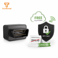 Plateforme gratuite sans frais mensuels, traceur GPS OBD 4G Plug & Play avec géolocalisation en temps réel (GPS, BDS, LBS) et fonction antivol pour flotte