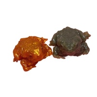 Jouet anti-stress en gel à récupération lente, doux, avec sculpture réaliste de peau de crapaud rugueuse, pour l'apaisement quotidien de l'humeur dans la chambre personnelle