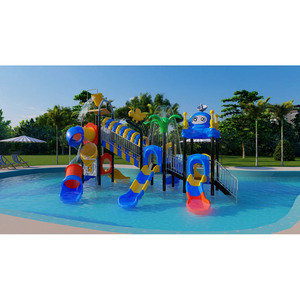 Toboggan aquatique en plastique et métal <span class=keywords><strong>de</strong></span> haute qualité pour usage commercial extérieur, équipement <span class=keywords><strong>de</strong></span> parc aquatique pour enfants - Product Image 5