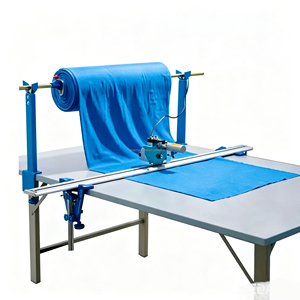 Máquina de corte de tela portátil de alta resistencia, cortadora manual y automática para algodón, textiles, hilos y muestras de tela - Product Image 1