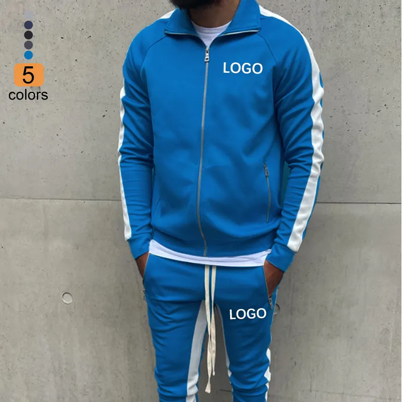 Spring Training&Jogging Wear Custom Men Sweatsuit Man Jogger Hoodies Sweat Suits Slim Fit Tracksuit