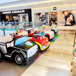 İndirimli aydınlatma büyük Kiddy binmek siyah renk pil oyuncak polis arabası çocuk Ride-on pil kumandalı çarpışan arabalar ile uzaktan - Product Image 1