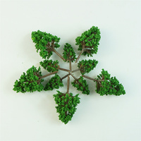 Arbre modèle d'architecture à échelle artificielle en plastique de 4.5cm-13cm pour la disposition du train Diorama ferroviaire