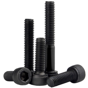 M3 M4 M5 M6 M8 M10 M12 M14 M16 Linker Hand Omgekeerde Draaidraad Roestvrij Staal Zwart <span class=keywords><strong>Allen</strong></span> Kopbout Zeskant Socket Kopdop Schroef - Product Image 2