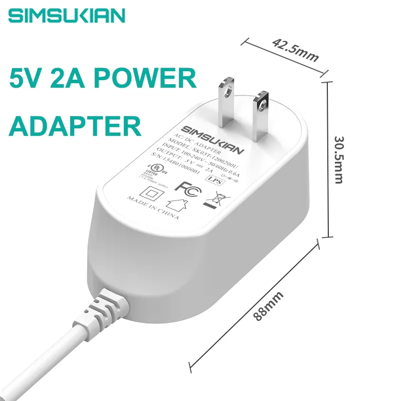 Adattatore di alimentazione 5v 12v 24v 48v 0.5a 1a 1.5a 2a 2.5a 3a 4a ac a dc di commutazione di alimentazione con ul gs ce pse