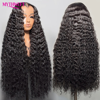 Peluca de Encaje Completo HD 13x6 al por Mayor, sin Pegamento, Peluca Frontal de Encaje 13x4, Cabello Humano Brasileño con Ondas de Agua y Cutícula Alineada
