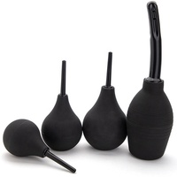 Système d'irrigation anale et de nettoyage de la prostate - Kit de douche en silicone réutilisable pour jeux BDSM et irrigation profonde du côlon