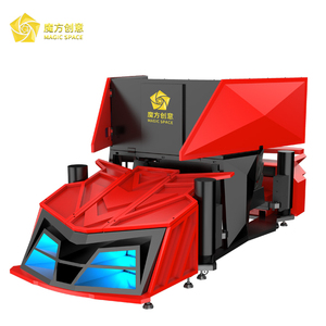 Mới đến 4D đua xe trò chơi máy cảm giác tốt nhất trong nhà đua mô phỏng làm bằng thủy tinh và kim loại để bán - Product Image 4