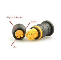Bafang Mid Drive Motor Kits Signal Hall étanche pour vélo électrique avec accélérateur au pouce, guidon monté de manière pratique, câble inclus