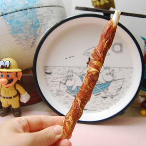 Delicioso Petisco para Cães em Forma de Wrap de Pato Rico em Proteínas, Feito de Couro de Vaca Puro, Snack Focado em Proteínas, Mastigável Dental com Vitaminas e Minerais Balanceados - Product Image 3