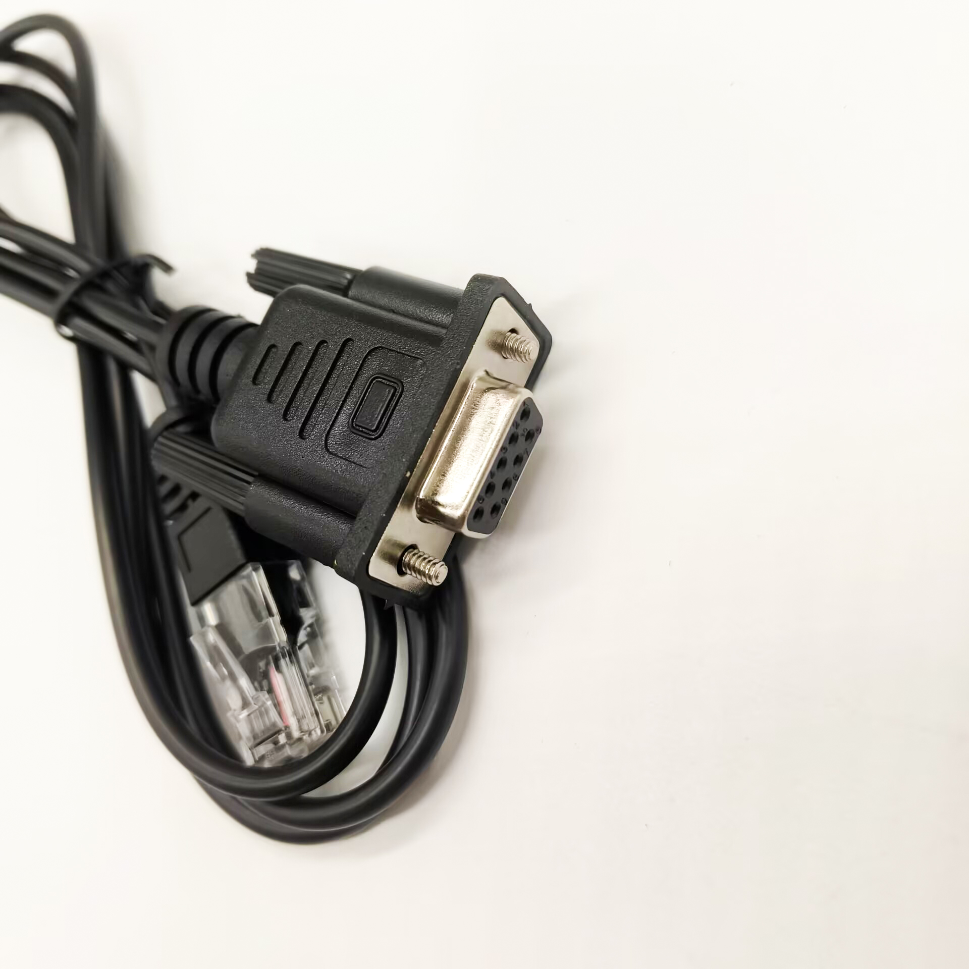 สายเคเบิลคอนโซลอนุกรม DB9 ตัวเมีย เป็น RJ45 ตัวผู้, 1 เมตร