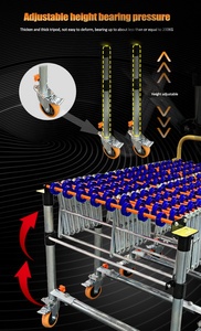 Yerçekimiyle taşımalı makaralı konveyör üretim katlanabilir konveyör ücretsiz esnek makaralı yatak konveyör ağır - Product Image 6