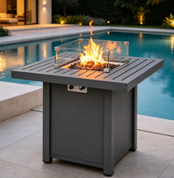 Barbecue à gaz en acier inoxydable avec protection haute pression et commande par bouton pour usage extérieur