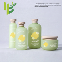 Botol HDPE Soft-Touch dengan Tutup Flip-Top, Cetak Sablon, Ukuran Travel, untuk Lotion/Krim, Sabun Mandi, dan Deterjen, Tersedia dalam Stok
