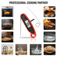 Termometer Dapur Digital Dual Probe Akurat untuk Mengukur Suhu Makanan seperti Kalkun, Daging Sapi, Ayam, BBQ, Panggangan, Smoker, Oven, dan Memanggang