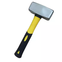 Haute qualité en acier au carbone poignée en plastique forgeage pierre marteau charpentier outils à main