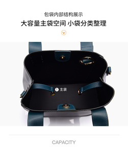 กระเป๋าถือผู้หญิงแบบใหม่สำหรับฤดูร้อน ดีไซน์เรียบง่ายแต่ดูมีสไตล์ ทำจากหนังนุ่ม สะพายไหล่ แฟชั่นทันสมัย - Product Image 4