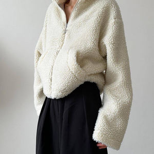 <span class=keywords><strong>Felpa</strong></span> in pile spessa con <span class=keywords><strong>cappuccio</strong></span> Casual invernale autunno <span class=keywords><strong>donna</strong></span> con Logo personalizzato Pullover frontale - Product Image 3