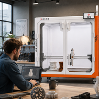 Nouvelle imprimante 3D JUMO Particle FGF Granule grand format fermée 1200 mm, extrudeur unique, haute vitesse, PLA, nivellement automatique, plateau chauffant