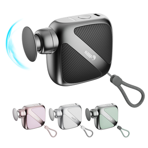 Pistolet de massage thermique portable mini pour massage profond des muscles et des fascias, masseur de poche avec 3 têtes de massage - Product Image 5