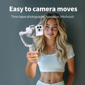 M1 패션 휴대용 미니 <span class=keywords><strong>3</strong></span>축 짐벌 삼각대 접이식 스마트 무선 V5.2 안정기, 내장 카메라 얼굴 추적 기능 포함 - Product Image 2