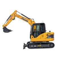 Rhinoceros XN80-E Nhỏ Crawler Máy Xúc Trái Đất Di Chuyển Máy Trench Digger Cánh Tay Dài Máy Xúc Giá Rẻ Giá