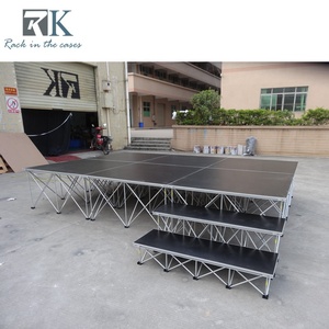 18mm Portable Aluminum Riser <b>Stage</b> Anti-slip <b>Platform</b> Performances <b>Stage</b> - Product Image 5