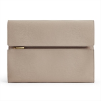 Luxe galet Faux cuir Pu pli fermeture éclair pochette étui pour ordinateur portable tablette sac pour ordinateur portable