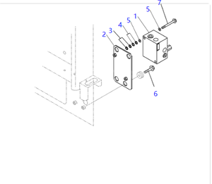 569-43-83140 VÁLVULA DE CARGA DEL ACUMULADOR PARA HD325, <span class=keywords><strong>HD405</strong></span>, HD465, HD605 - Product Image 1