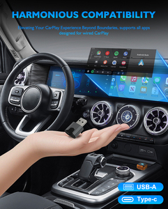 Vastfly CP22 <span class=keywords><strong>Dongle</strong></span> Inalámbrico 2 en 1 de Baja Latencia para Carplay y Android Auto, <span class=keywords><strong>WiFi</strong></span> 5G, BT5.3, Reconexión Automática para iPhone y <span class=keywords><strong>Samsung</strong></span> - Product Image 5