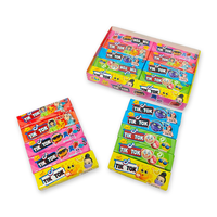 Bonbons Gélifiés en Gros d'Usine OEM, Marque Privée, Saveurs de Fruits, Chewing-gum Sucré, Bonbons Gélifiés Moelleux, Bonbons Cartoon Virals Tik Tok