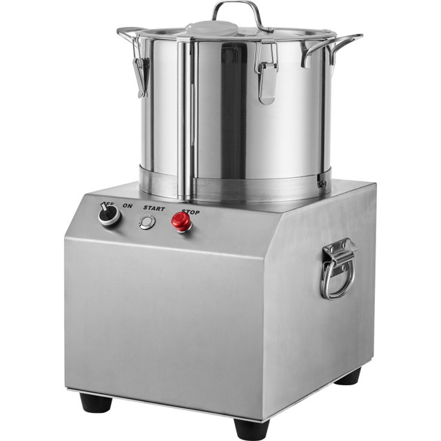 Verified Manufacturer 10L Tabletop Durable Stainless Steel Body Food Processor Commercial Blender