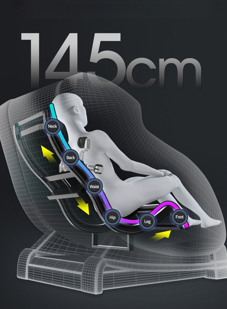 GUOHENG GUOHENG 2022 New Best Fashion 3D Zero Gravity Massage Chair DOUBLE SL-shaped Full Body Massage Chair