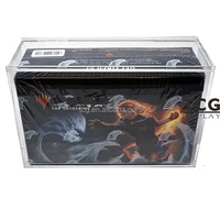 Boîte de protection transparente en acrylique pour cartes Magic The Gathering (MTG) - Vente chaude de la fabrique TCG - Boîte de boosters et de jeux Magic
