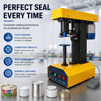 Machine de scellage électrique DEEPACK pour boîtes de conserve alimentaires et de boissons, équipement de scellage automatique pour boîtes en aluminium